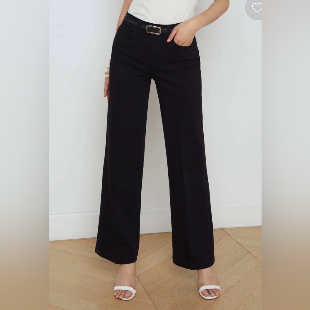 L'AGENCE Scottie Black Flare Women's Jeans Size 27 New - Picture 3 of 16